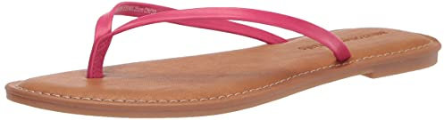 Amazon Essentials Sandale Tong Femme, Rose Vif, 42 EU