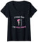 Femme J'peux Pas J'ai Pole Dance Humour - Cadeau Pole Dance Femme T-Shirt avec Col en V