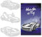 GLOBLELAND Auto Stanzschablonen Metall Schneiden Schablonen Cabrio-Auto Stanzformen für Kartenherstellung und DIY Scrapbooking Papier Sammelalbum Dekor