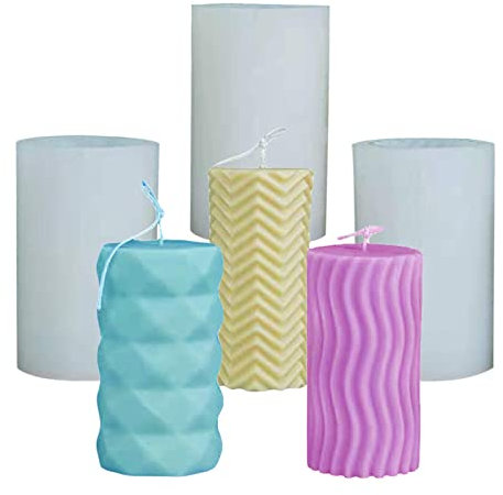 Silikon Fondant Drei Säulenform Fondant Silikonform Kerze Kuchenform Diy Schokolade Backwerkzeug