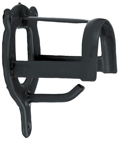 Trensenhalter Schwarz Metall