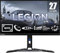 Lenovo Legion Y27q-30 - Écran Gaming 27 EyeSafe (2K QHD, IPS, 180Hz, 0.5ms MPRT, HDMI+DP+USB, Câbles DP et USB-A vers B, FreeSync Premium, Haut-parleurs) Réglage en Inclinaison/hauteur/rotation/pivot