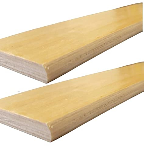 MonJar Federholzleisten Lattenrost Ersatzteile Latten Buche Ersatzlatten (60cm)