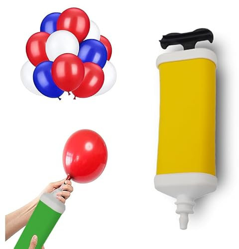 Virsus Pompa per Palloncini Manuale 089, misura 22 cm, Pompetta Gonfiatore ad Aria, Colori Assortiti, per Palloncini Modellabili per Compleanno, Anniversario, Matrimonio e Feste