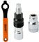 yongyongbuy Estrattore a manovella per bicicletta e attrezzi a pedale, estrattore a pedale per bicicletta, chiave da 16 mm, set di attrezzi a manovella per la rimozione della manovella della