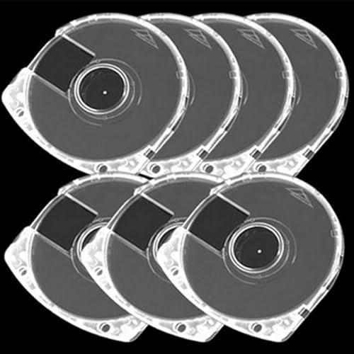 DVD-/CD-Hülle, 7 mm, doppelte, transparente UMD-Ersatzschale, geeignet für die meisten DVD-CDs, 5 Stück