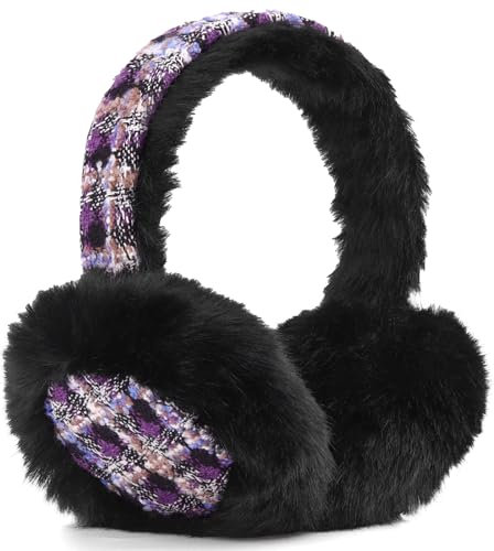 YeyeCyrilze Ohrenschützer damen, Winter Ohrenwärmer Earmuffs Ohrenwärmer Für Kälteschutz und Ohrenschützer im FreienFaltbare