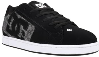 DC Shoes Herren Net Sneaker, Black/Monogram, 42 EU