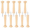 Grendly Pack of 10 Shaker Nails, Screw in Wooden Hook Shaker Nails, 3.7 Wood Hook Nails, Untreated Shaker Nails for Hanging