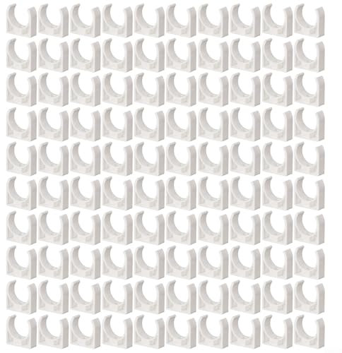 PEX Rohrstützbügel, U-Haken, Halterungen für PVC-Rohrschellen, Befestigung, 100 Stück