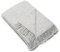 WoolMe Wolldecke Silber 130x180cm Paula - Kuscheldecke flauschig aus 100% Wolle - Plaid Decke perfekt als Sofa Überwurfdecke, Sofadecke, Wohndecke, Couchdecke, Hergestellt in Litauen
