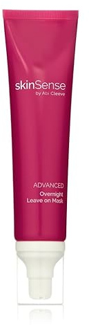 SkinSense Advanced Overnight Leave On Mask 100ml, Face Moisturiser, Night Cream Treatment, Gel Mask, Cooling Face Mask, Night Care Creams