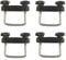 ainih Car Roof Rack Basket U-Bolt Clamps Mounting Fitting Kit Compatible With Car SUV RV Camper
