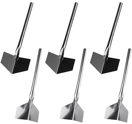 Corner Trowel Set - Homiladi 6Pcs Stainless Steel Inside & Outside Plastering Trowel for Drywall, Cement Tool for Corner Shaping & Smooth Finishing for Home and Industrial