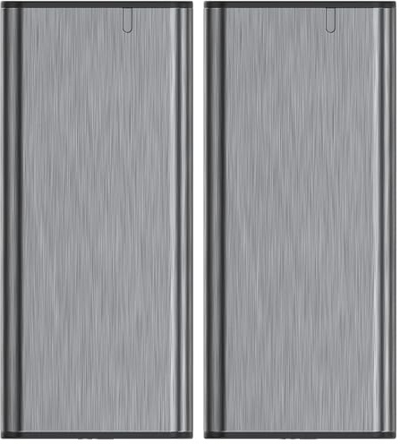 AISENS Boîtier Externe ASM2-007GRY M.2 NGFF SSD SATA A USB3.1 GEN1 Gris (Lot de 2)