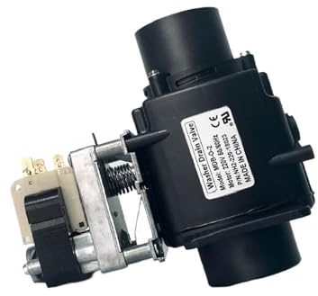 MDB-O-2 Pompa Di Scarico Con Valvola Di Scarico Troppopieno Da 2 Pollici A 180 Gradi For Lavatrice Commerciale Industriale Assemblaggio Completo(220V normal open SC)