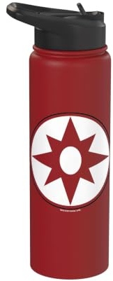 Green Lantern Star Sapphire Logo Stainless Steel Insulated Water Bottle