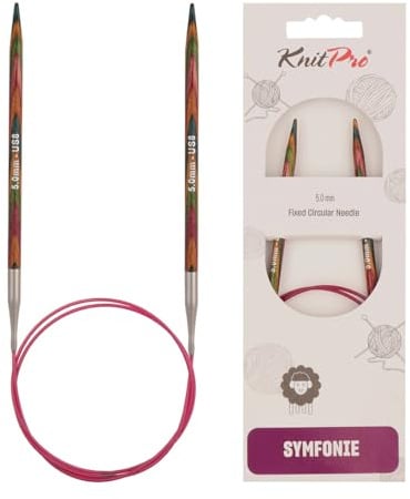 KnitPro Symfonie Fixed Circular Needles 40 (100cm) | 5.00mm