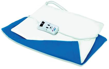 Heizkissen Elektrisch Universal Klein mit Bezug | Größe 40 x 30 cm | Leistung 110 Watt und 4 Temperaturstufen | Wärmekissen aus PVC und Bezug aus 100% Baumwolle | Pekatherm U20P