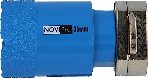 scie cloche diamanté - avec adaptateur intégré - 35 mm - novipro 9631035