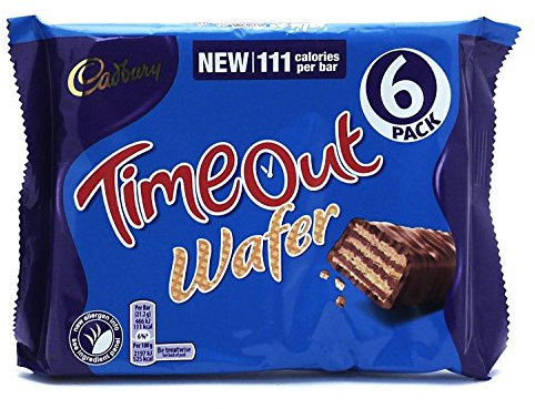 Cadbury Time Out Wafer 21.2g 6 Pack (Box of 13)