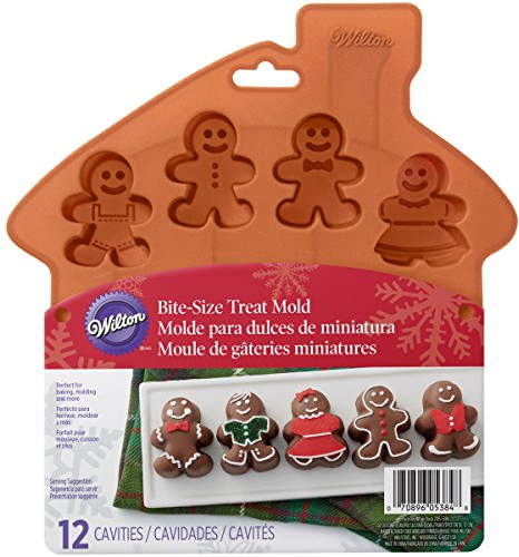 Wilton Moule en silicone Bonhomme pain d'épices Or 2,49 x 19,56 x 20,45 cm