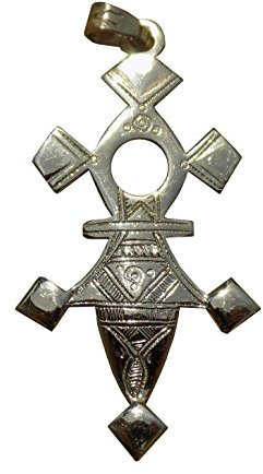 Croix Agadez Iférouane en Argent 925 Estampillé – Bijou Touareg Traditionnel – Artisanat du Niger