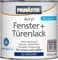 Primaster Acryl Fenster- und Türenlack 375ml Weiß Glänzend Innen & Außen