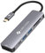 NOVOO USB C Hub 6 Port Aluminium USB C Adapter mit HDMI 4K, 2 USB 3.1, Type C PD 60W (20V,3A), SD/Micro SD Kartenleser Ports für Laptop MacBook Pro 2016/2017 Samsung Galaxy S8 Huawei Type C Geräte