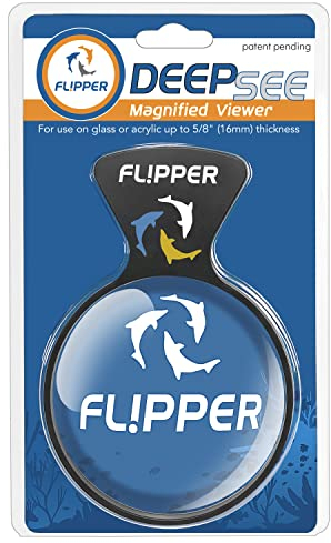 FL!PPER Flipper DeepSee Vergrößerter Magnetischer Aquariumspion 10,2 cm