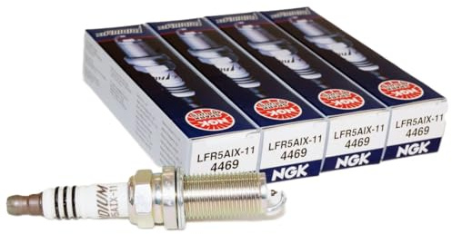 NGK Iridium IX Spark Plug LFR5AIX-11 (4 Pack) Compatible With TOYOTA CAMRY LE 2010-2014 2.5L/2494cc