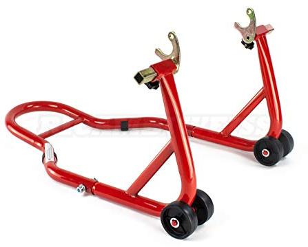 RWSTV RicambiWeiss Montageständer Hinten zum aufbocken für Motorrad Motorradheber Radhalter