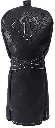 Izzo Copri mazza da golf, unisex, colore nero