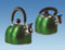 Green 1.6 Litre Gas Hob Kettle with Folding Handle Caravan Motorhome