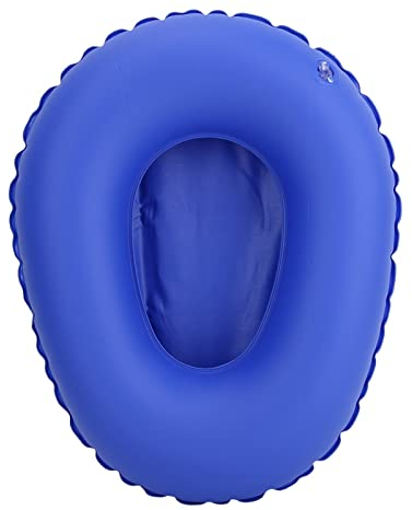 HERCHR Padella Gonfiabile da Letto, Toilette Orinatoio Anziani, Padella da Letto per Anziani, Orinatoio da Toilette Gonfiabile Anti Decubito per Letto D'ospedale PU Blu Padella Letto per Anziani