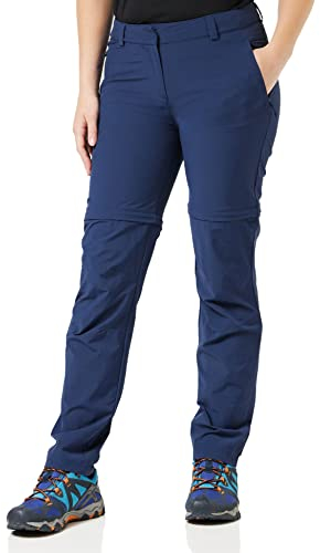Schöffel Damen Pants Ascona Zip Off, leichte und komfortable Damen Hose mit optimaler Passform, flexible Outdoor Hose für Frauen, dress blues, 40