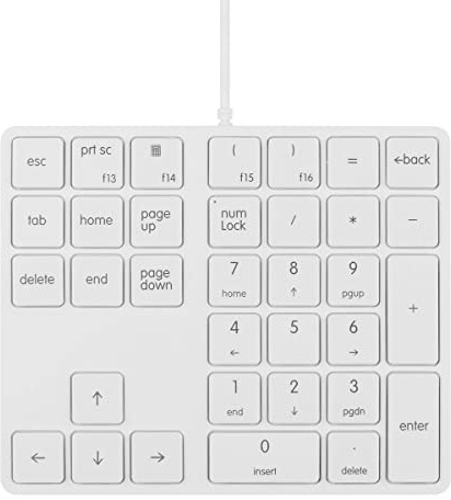 Qisan Magicforce Clavier numérique 34 touches (30 %) Mini clavier numérique filaire multifonction Noir | Pavé numérique pour ordinateur portable | Clavier de jeu pour PC | Accessoires pour ordinateur