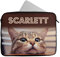 Personalised Any Name Cat Design Laptop Case Sleeve Tablet Bag Chromebook Gift 641 (14-15 inch)