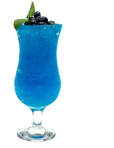 Vikko Hurricane Glasses, Set of 12 Pina Colada Glasses, 13.25 Ounce Cocktails Glasses Set, Durable Dishwasher Safe Party Glass