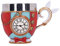 Nemesis Now Pinkys Up Tasse Motif Lapin Rouge 11 cm