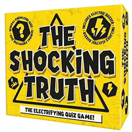 Gift Republic The Shocking Truth! Electrifying General Knowledge Quiz Game, Includes Electric Buzzer, Family/Party Games, 2-6 Players, GR670057