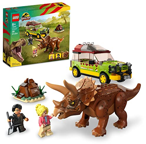 Lego Jurassic World 76959 - Recherche Triceratops (281 pièces)
