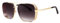 FEISEDY Vintage 70er 80er Sonnenbrille Herren Square Steampunk Brille Groß mit Metall Rahmen und UV400 Schutz B2894