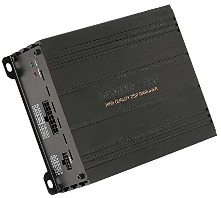 Ground Zero GZCS DSPA-4.60ISO - 4-Kanal Endstufe mit 8-Kanal DSP mit 280 Watt (RMS: 180 Watt)