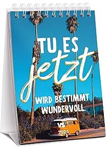 Visual Statements - Tischkalender Best of VS 2024 - Wochenkalender A5 mit 52 motivierenden & lustigen Sprüchen