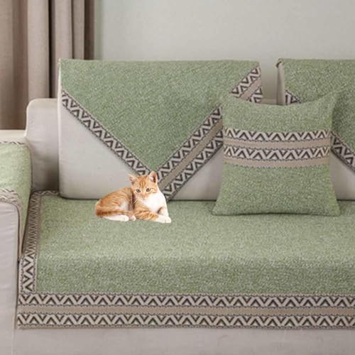Racib Couch Überzug I Form Stretch U Form XXL Couch Überwurf Sofaüberwurf Decke Sofabezug Ecksofa Samt Couchschoner Eckcouch Hund Katze Sofaschoner 4/3/2/1 Sitzer,2-70x150cm