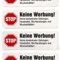 5 x Brandengel® Keine Werbung Aufkleber - Schild weiß extra Starke Folie Sticker (Stop Keine Werbung ! Keine Kostenlose Zeitung, Handzettel, Wurfsendungen und Wochenblätter) für den Briefkasten 5 St