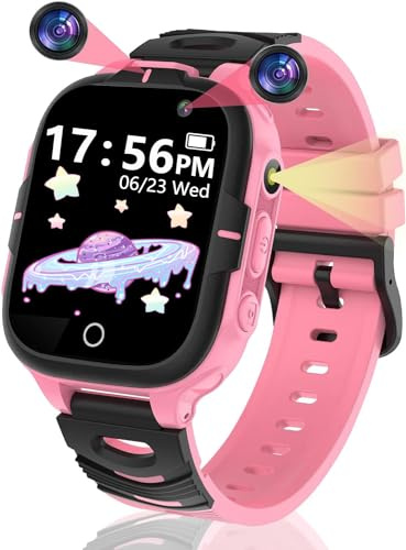 clleylise Smartwatch Kinder (Rosa 2)