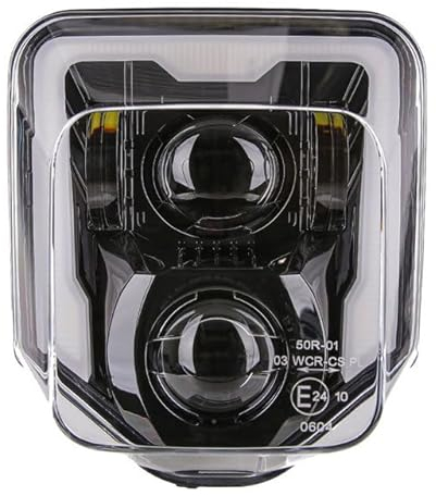 bamotoop LED Scheinwerfer für Husqvarna 2014-2023 701 Enduro 701 SuperMoto FE250 FE350 FE450 FE501 FE501S TE150 TE250i TE300i (schwarz)