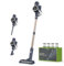 Oraimo Cordless Vacuum Cleaner, 24KPA Max Brushless Stick Vacuum with LED Display, Self-Standing, for Pet Hair, Hard Floor, Carpet, Blue